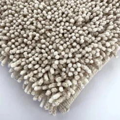 Tappeto in ciniglia di cotone 60x90 cm naturale