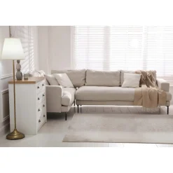 Tappeto per salotto Debby Beige 160x230 cm