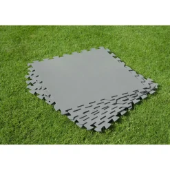 Tappeto protettivo per sotto piscina Bestway 50x50 cm grigio 9 pz