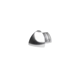 Tappi copri profilo terminale 2-3 vie rondalu brillante H 12,5 mm 2 pz
