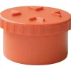 Tappo a vite per ispezione in PVC arancione Ø 125 mm