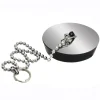 Tappo con catena e placca inox Ø 31 mm