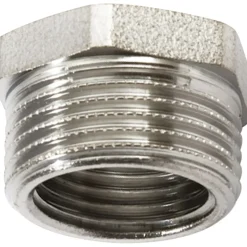 Tappo esagonale in ottone cromato M