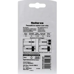 Tassello a espansione in nylon Fischer SX Ø 10 mm 2 pz