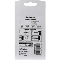 Tassello a espansione in nylon Fischer SX Ø 10 mm 10 pz