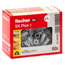 Tassello a espansione in nylon Fischer SX Ø 5 mm 50 pz