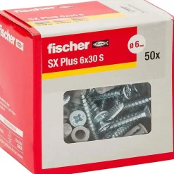 Tassello a espansione SX Plus Ø 6 mm 50 pz