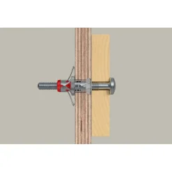 Tassello Fischer DuoHM 6x55 con vite foro Ø12 mm 4 pz confezione
