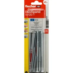 Tassello prolungato Fischer DuoXpand bimateriale Ø 8 x L 120 mm T K 4 pz