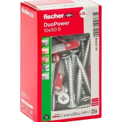 Tassello universale DuoPower con vite Ø 10 mm 25 pz