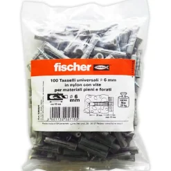 Tassello universale Fischer Ø 6 mm 100 pz