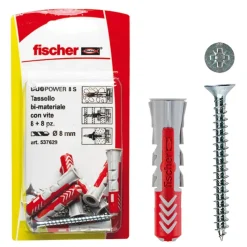 Tassello universale Fischer Duopower Ø 6 mm 12 pz