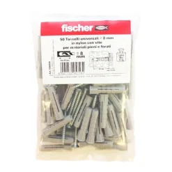 Tassello universale Fischer Ø 8 mm 50 pz