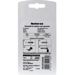 Tassello universale Fischer SX Ø 4 mm 20 pz