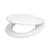 Tavoletta WC ovale in mdf bianco