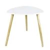 Tavolino in mdf bianco 48x48xH46 cm
