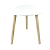Tavolino in mdf bianco 38,5x38,5xH40 cm