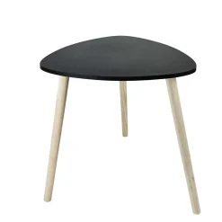 Tavolino in mdf nero 48x48xH46 cm