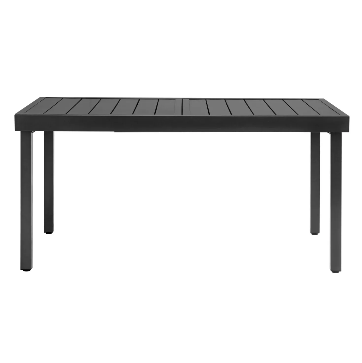 Tavolo allungabile da giardino in ferro grigio 156-213xH95 cm