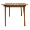 Tavolo allungabile da giardino in acacia 180/240x90 cm