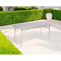 Tavolo allungabile da giardino in plastica soffiata 166/214x78xH76 cm