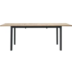 Tavolo allungabile da giardino in teak e alluminio 150/210x90 cm