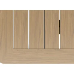 Tavolo allungabile da giardino Butterfield allu beige 155/246x100x75.5 cm