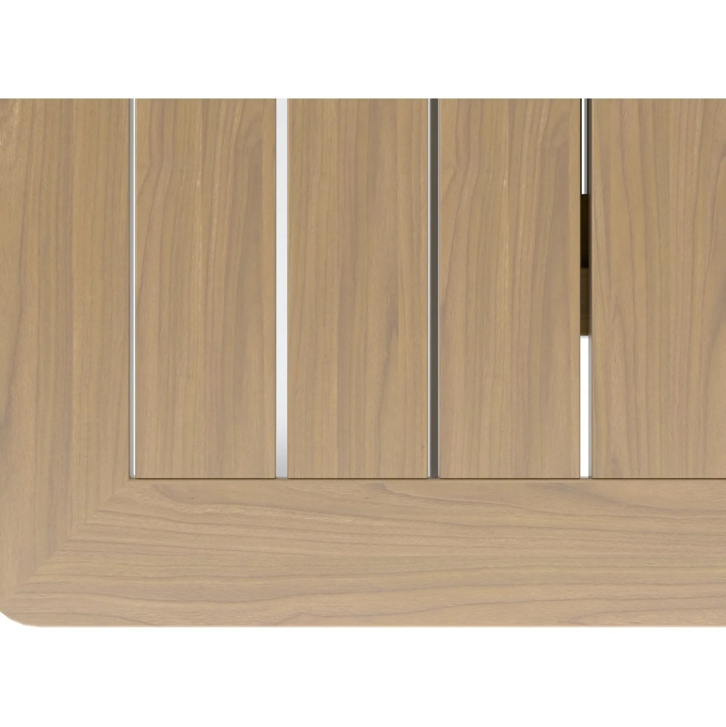 Tavolo allungabile da giardino Butterfield allu beige 155/246x100x75.5 cm