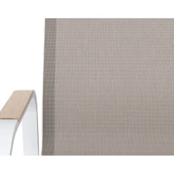 Tavolo allungabile da giardino Butterfield allu beige 155/246x100x75.5 cm