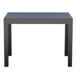 Tavolo allungabile da giardino in alluminio grigio scuro 104-208xH75 cm