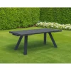 Tavolo allungabile da giardino Gilroy in alluminio 200/290x100xH74 cm