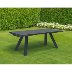 Tavolo allungabile da giardino Gilroy in alluminio 200/290x100xH74 cm