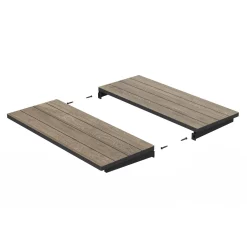 Tavolo allungabile da giardino Porto Nova 200 194-272x94x75 cm nero