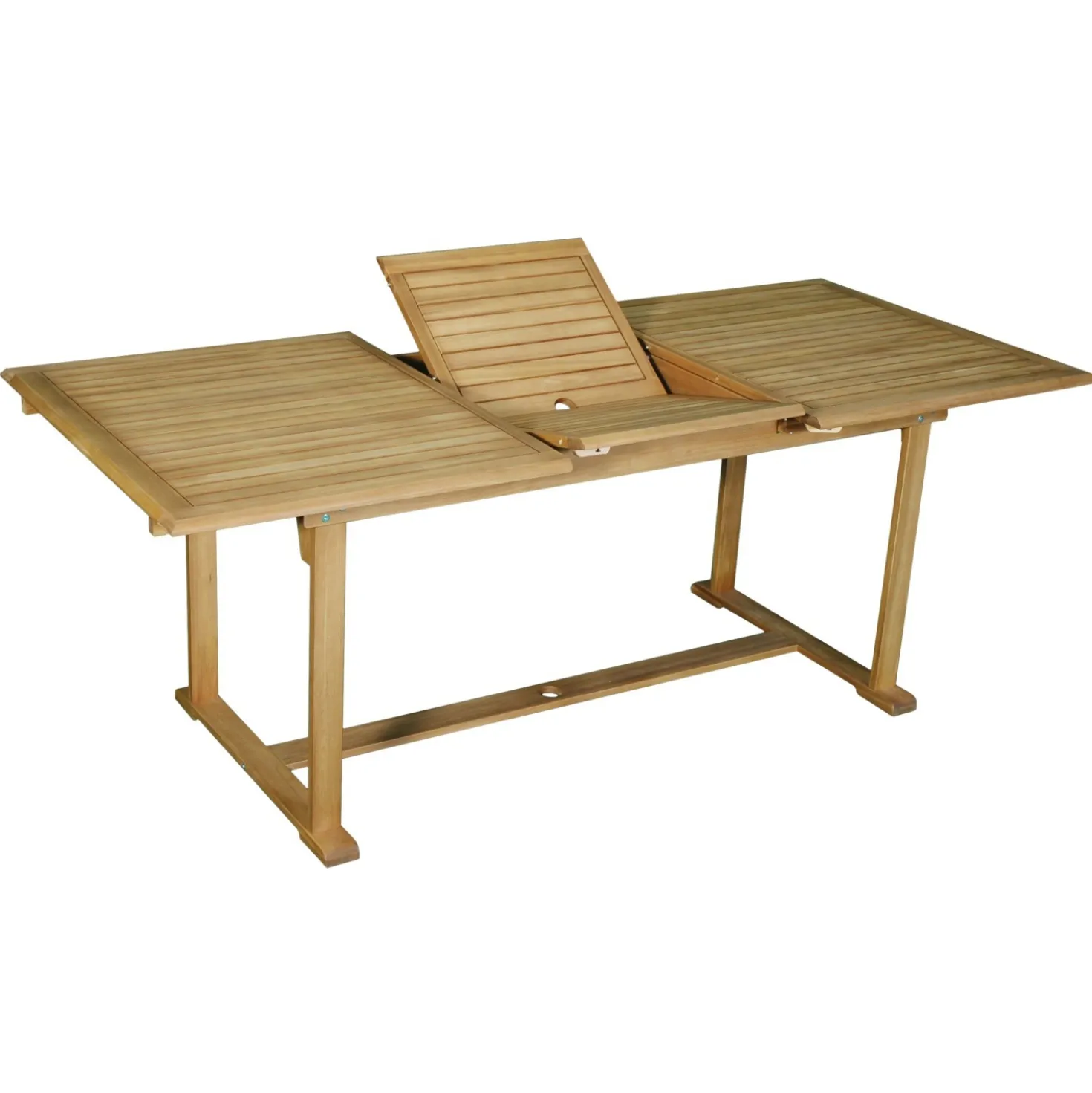 Tavolo allungabile da giardino in acacia 150-200x90x76 cm