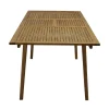Tavolo allungabile da giardino in legno 150-200x90x76 cm