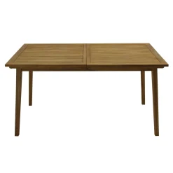 Tavolo allungabile da giardino in legno 150-200x90x76 cm