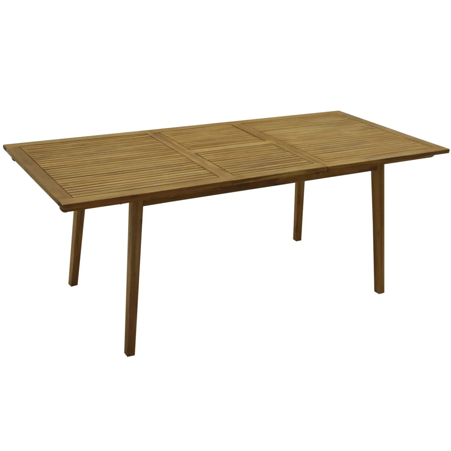 Tavolo allungabile da giardino in legno 150-200x90x76 cm