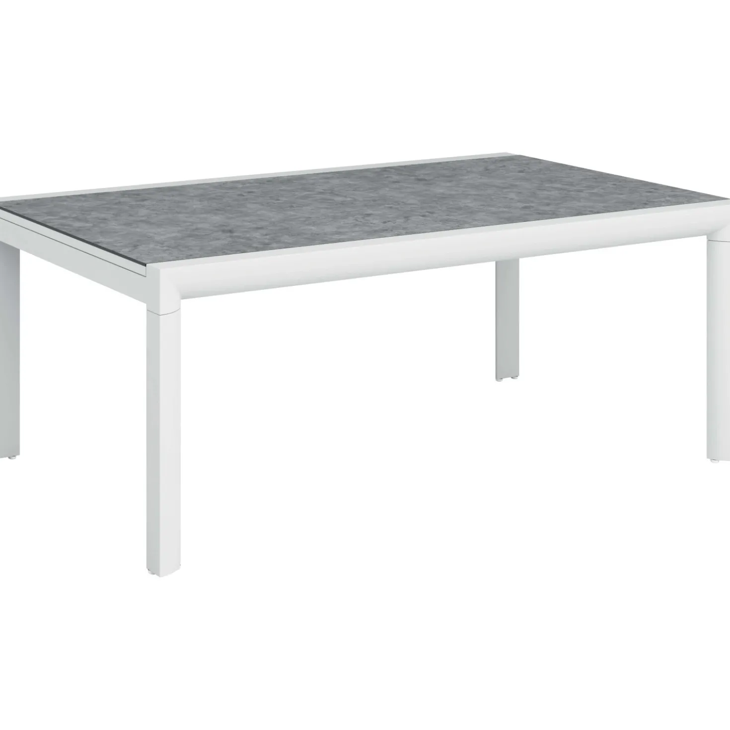 Tavolo allungabile da giardino Kemano in alluminio 200/300x100xH76 cm