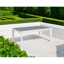 Tavolo allungabile da giardino Kemano in alluminio 200/300x100xH76 cm