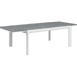 Tavolo allungabile da giardino Kemano in alluminio 200/300x100xH76 cm