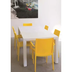 Tavolo allungabile da giardino Brooklyn in polipropilene 93x160/230 cm