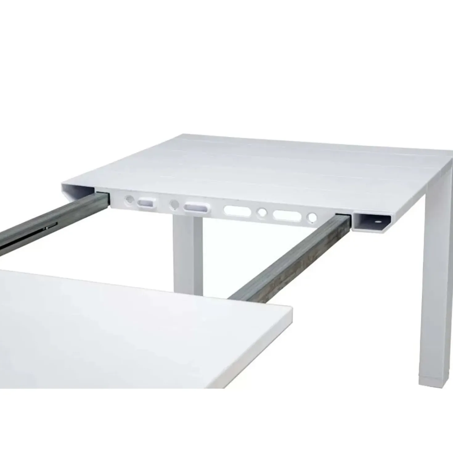 Tavolo allungabile da giardino Brooklyn in polipropilene 93x160/230 cm