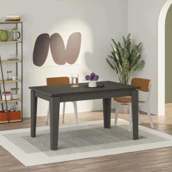 Tavolo allungabile da pranzo Tolmen antracite 140x80 cm