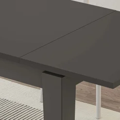 Tavolo allungabile da pranzo Tolmen antracite 140x80 cm