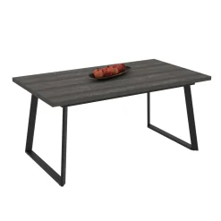 Tavolo allungabile da pranzo Lavinya grigio 170x90x75 cm