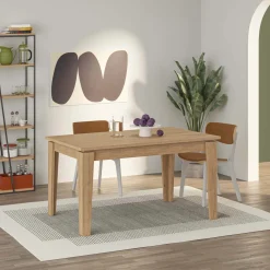 Tavolo allungabile da pranzo Tolmen rovere 140x80 cm