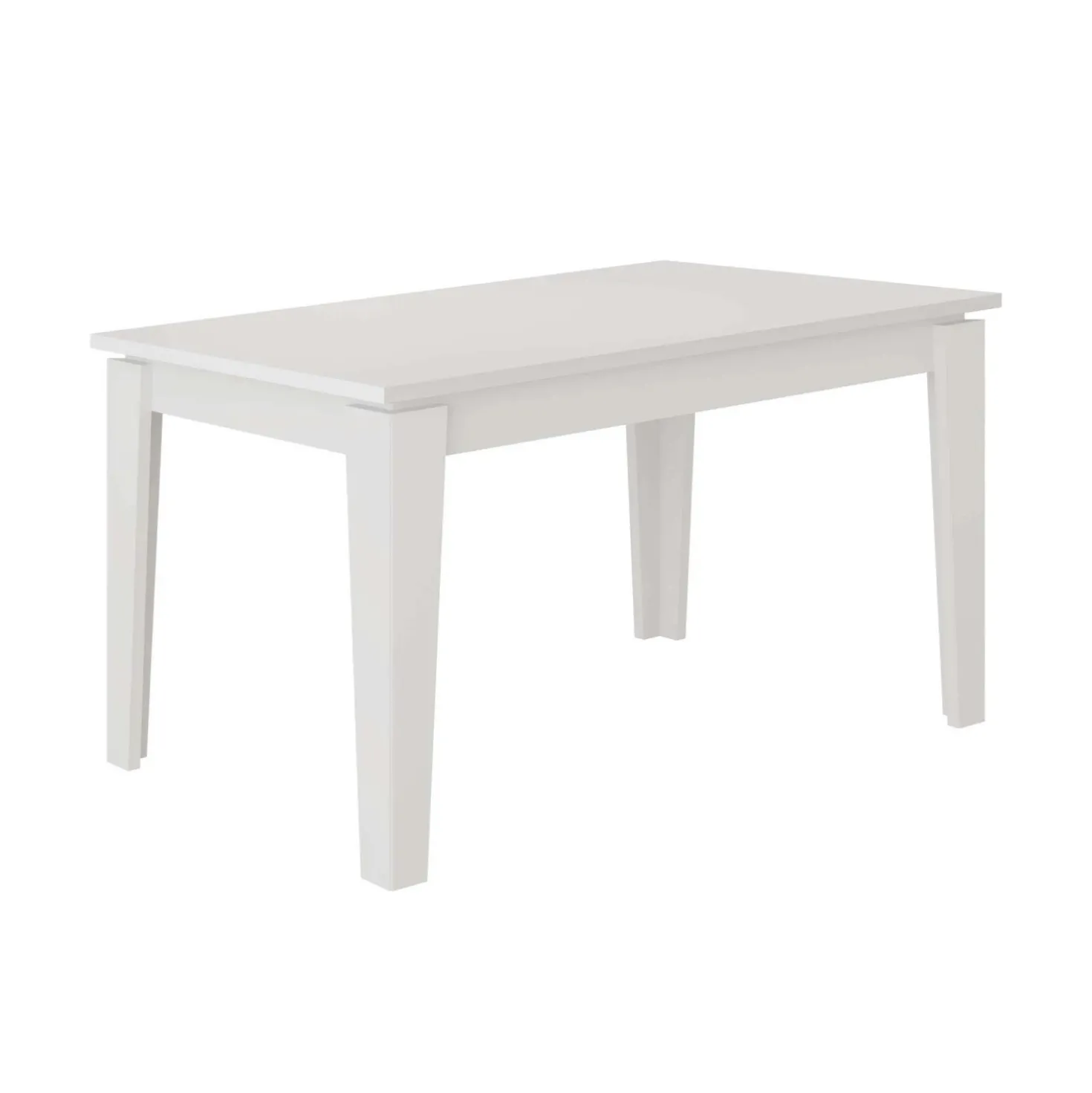 Tavolo allungabile da pranzo Tolmen bianco 140x80 cm