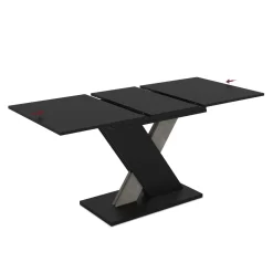 Tavolo allungabile da pranzo AXI cemento 120x75x76 cm