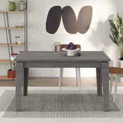 Tavolo allungabile da pranzo Megaron grigio 120x80 cm