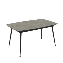Tavolo allungabile da pranzo Yense cemento 145x80x75 cm